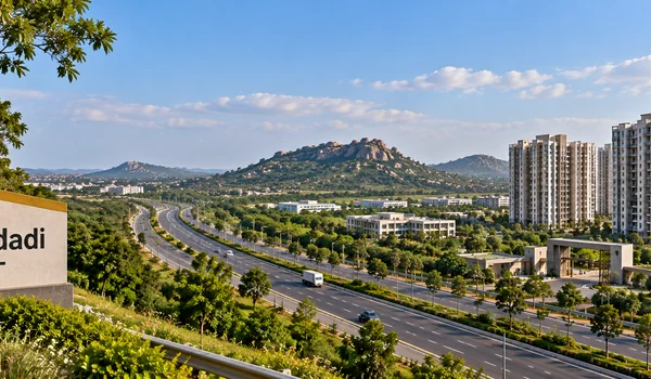 Bidadi town on Mysore Road (NH-275) near Prestige Mysore Road — industrial and residential growth corridor